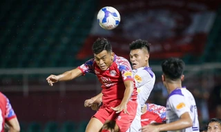 Gặp Công an TPHCM sẽ là màn thử sức của CLB Hà Nội trong cuộc đua vô địch. 