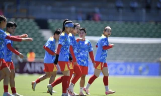 Trực tiếp nữ Việt Nam vs nữ Đài Bắc Trung Hoa 0-0 (H1): Thanh Nhã đá chính 