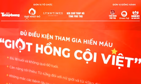 ‘Giọt hồng Cội Việt’ lần thứ 3 - tiếp bước hành trình nhân văn trao đời sự sống