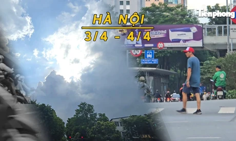 Hà Nội đêm mưa vài nơi, trưa chiều nắng gián đoạn