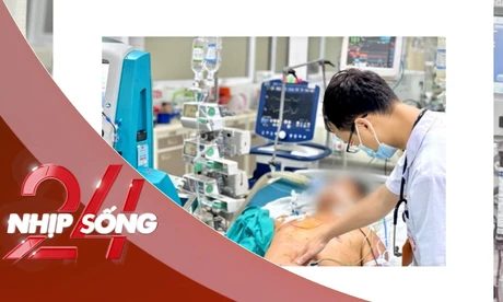 NHỊP SỐNG 24: Mắc liên cầu lợn sau khi chế biến tóp mỡ bị đứt tay