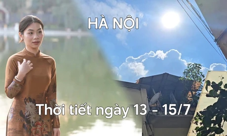 Hà Nội giảm mưa, ban ngày nắng nóng dịp đầu tuần