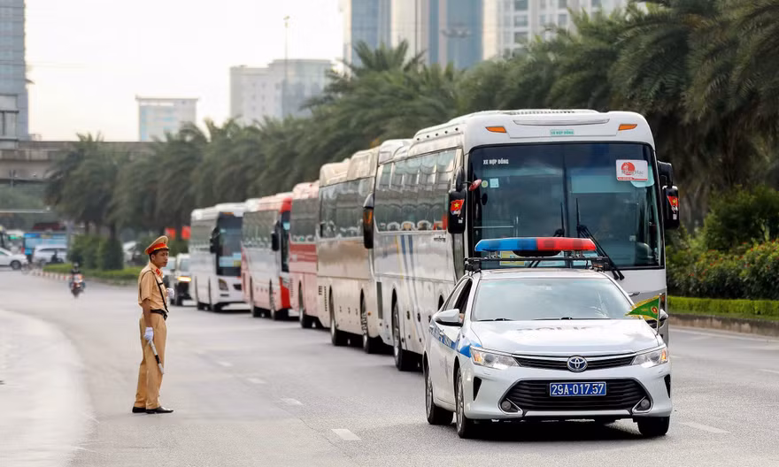 Công an Hà Nội bảo đảm trật tự, an toàn giao thông phục vụ Đại hội Đoàn TNCS Hồ Chí Minh lần thứ XIII