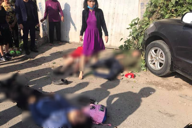 Hiện trường vụ tai nạn làm 3 người chết, 5 người bị thương ở Thanh Hoá