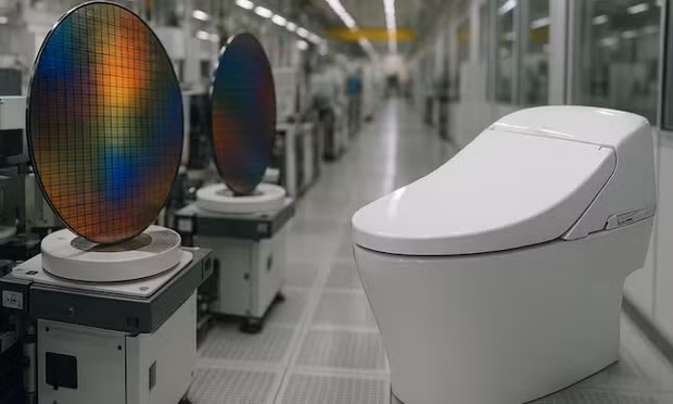 Gốm sứ cao cấp của Toto được sử dụng trong sản xuất chip trí tuệ nhân tạo. Minh họa: India Today.