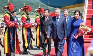 Tổng Bí thư Tô Lâm gặp các thành viên Mạng lưới đổi mới sáng tạo Việt Nam tại Hàn Quốc