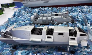 Trung Quốc hé lộ mẫu tàu bí mật chuyên chở người nhái