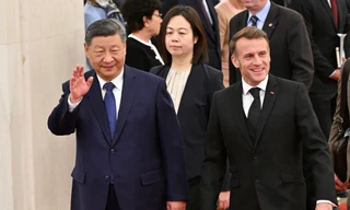 Tổng thống Pháp đến Trung Quốc bàn về Ukraine