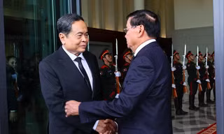 Chủ tịch Quốc hội Trần Thanh Mẫn chia buồn với lãnh đạo và gia quyến Chủ tịch Quốc hội Lào