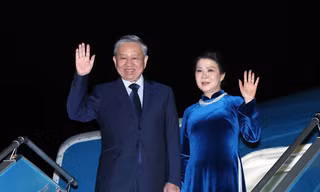 Tổng Bí thư Tô Lâm và Phu nhân lên đường thăm chính thức Vương quốc Anh