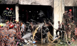 Máy bay của Không quân Bangladesh lao vào trường học, ít nhất 19 người thiệt mạng