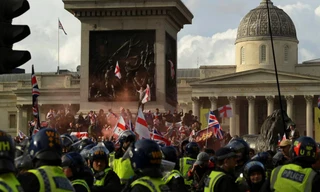 Biểu tình lớn hiếm thấy ở London