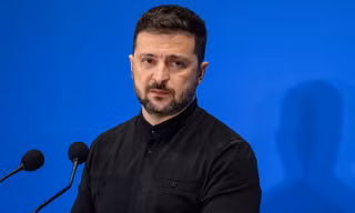Tổng thống Ukraine Volodymir Zelensky. (Ảnh: Getty)