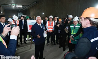 Chủ tịch Hội đồng châu Âu thăm dự án metro số 3 của Hà Nội