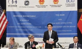 Chủ tịch nước Lương Cường mời doanh nghiệp Mỹ đầu tư vào Việt Nam