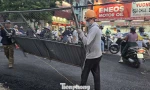 Hà Nội: Tháo dỡ tôn quây thi công, giải phóng nút thắt 'cổ chai' trên đường Nguyễn Tuân 