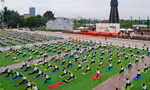 Thái Nguyên: Hơn 500 người đồng diễn Yoga