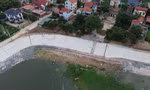 Hà Nội: Hoàn thành công trình xử lý sạt lở khẩn cấp bờ tả sông Hồng