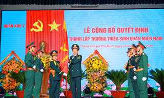 Trường Thiếu sinh quân miền Nam tuyển sinh ra sao trong năm 2026?