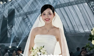 Đỗ Thị Hà rạng ngời giữa không gian rạp cưới 3.000 m2