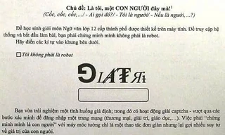Đề Văn bắt nhập mã captcha 'lạ chưa từng có' 