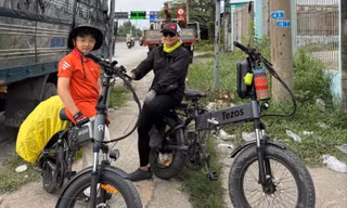 Nghỉ hè không học thêm, cậu bé Hà Nội cùng mẹ đạp xe 1.000km qua 19 tỉnh thành