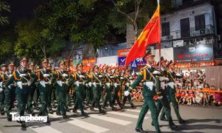 Những khoảnh khắc ấn tượng trong buổi tổng hợp luyện lần 2 tại Quảng trường Ba Đình