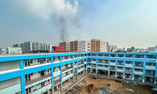 Ngôi trường hình thành trên nền nghĩa trang lớn nhất TPHCM sắp hoàn thiện