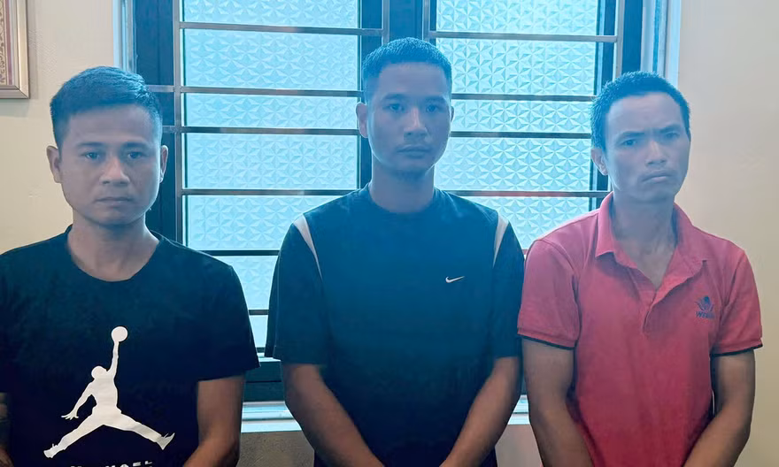 3 đối tượng trộm cầu đá cổ ở phường Ái Quốc (TP Hải Phòng). 
