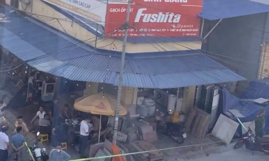 Cô gái tử vong bất thường trong cửa hàng gạch ốp ở Hải Phòng