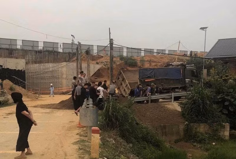 Hiện trường vụ tai nạn. Ảnh: NDCC.