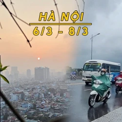 Dịp 8/3 Hà Nội giảm nắng, có lúc mưa mù