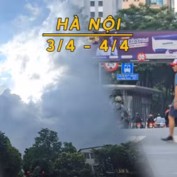 Hà Nội đêm mưa vài nơi, trưa chiều nắng gián đoạn