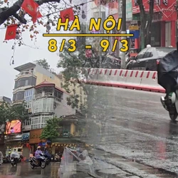Hà Nội mưa tăng cường, chuyển rét từ 9/3