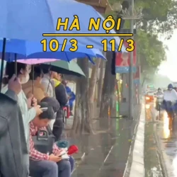 Hà Nội tiếp tục mưa, rét, nhiệt độ thấp nhất 15 độ C