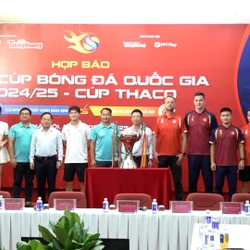 Toàn cảnh họp báo Siêu Cúp Bóng đá Quốc gia 2024/25 - Cúp THACO