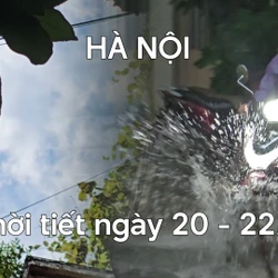 Hà Nội hứng mưa dông bất chợt dù bão chưa vào?