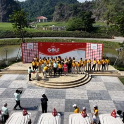 Toàn cảnh lễ khai mạc Giải Tiền Phong Golf Championship 2025