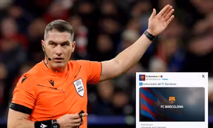 Barcelona kiện trọng tài lên UEFA sau trận thua Atletico tại Champions League