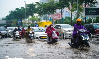 Miền Bắc bước vào đợt mưa lớn kéo dài