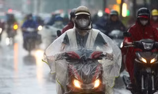 Miền Bắc mưa lớn diện rộng từ đêm nay 