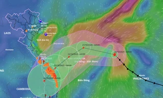 Bão hướng về Huế - Quảng Ngãi, miền Trung mưa lớn nhiều ngày