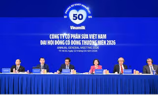 Vinamilk báo lãi quý I/2026 tăng 55% so với cùng kỳ, cổ tức tiền mặt tiếp tục duy trì ở mức cao