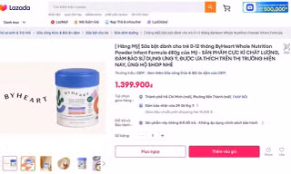 Yêu cầu gỡ sữa công thức nhiễm khuẩn gây ngộ độc khỏi sàn thương mại điện tử tại Việt Nam