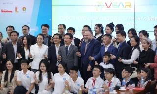 Sáng tạo của học sinh về STEM, AI là nền móng kiến tạo tương lai cho đất nước 