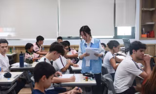 Thí sinh dự thi Vòng Chung kết Quốc tế tại Việt Nam, ngày 2/8.
