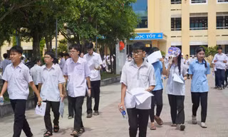 Thí sinh dự kỳ thi tuyển sinh lớp 10 của Quảng Trị