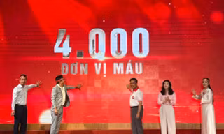 ‘Giọt hồng tri ân’ năm 2025 đặt chỉ tiêu đạt 4.000 đơn vị máu