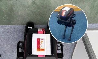 Vì sao logo Đại học Bách khoa Hà Nội lại được dán trên robot nhập khẩu?