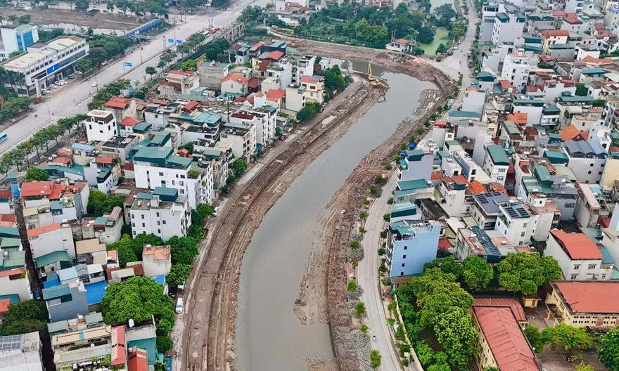 Dự án cải tạo hạ lưu sông Kim Ngưu gần 700 tỷ đồng giờ ra sao?